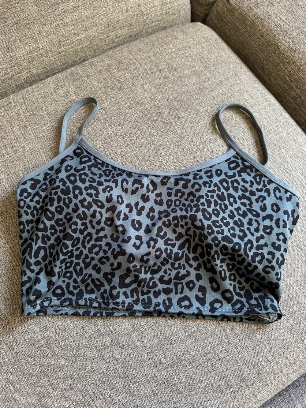 PINK Victoria's Secret Gray Animal Print Sports Bra